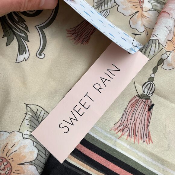 Sweetrain Set Of 2 Floral Camisole Kimono Sleepwear Womens XL Multicolor NWT New - Picture 4 of 13